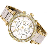 Michael Kors Parker Chronograph Silver Dial Two Tone Steel Strap Watch For Women - MK5687 Buy Now By Michael Kors