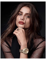 Michael Kors Camille Diamonds Gold Dial Gold Steel Strap Watch for Women - MK5720 Buy Now By Michael Kors
