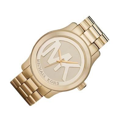 Michael Kors Runway Gold Dial Gold Steel Strap Watch for Women - MK5786 Buy Now By Michael Kors