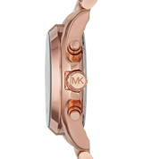 Michael Kors Bradshaw Black Dial Rose Gold Steel Strap Watch for Women - MK5854 Buy Now By Michael Kors