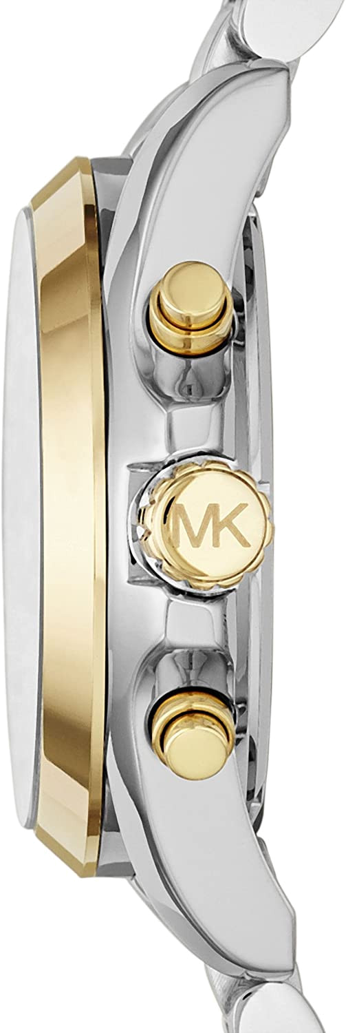 Michael Kors Bradshaw Chronograph Silver Dial Two Tone Steel Strap Watch For Women - MK5855 Buy Now By Michael Kors
