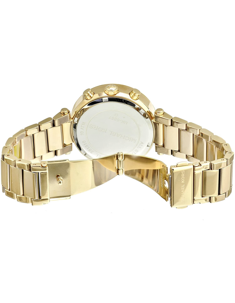 Michael Kors Parker Gold Dial Gold Steel Strap Watch for Women - MK5856 Buy Now By Michael Kors