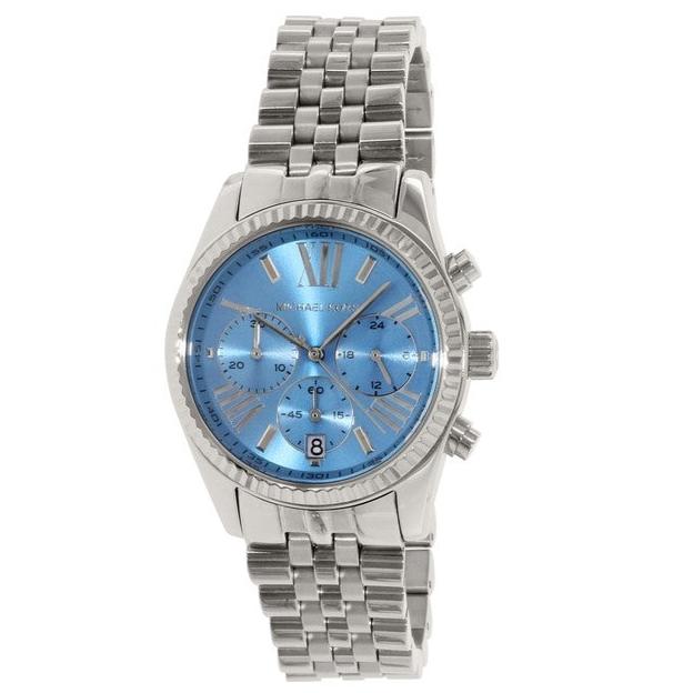 Michael Kors Lexington Chronograph Blue Dial Silver Steel Strap Watch For Women - MK5887 Buy Now By Michael Kors