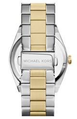 Michael Kors Channing Blue Dial Two Tone Steel Strap Watch For Women - MK5893 Buy Now By Michael Kors