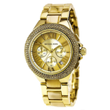 Shop Michael Kors Camille Gold Dial Gold Steel Strap Watch for Women - MK5902 in USA