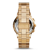 Michael Kors Wyatt Chronograph White Dial Gold Steel Strap Watch For Women - MK5933 Buy Now By Michael Kors