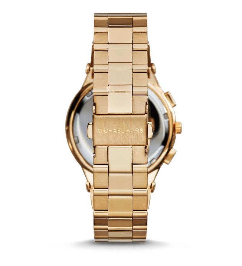 Michael Kors Wyatt Chronograph White Dial Gold Steel Strap Watch For Women - MK5933 Buy Now By Michael Kors