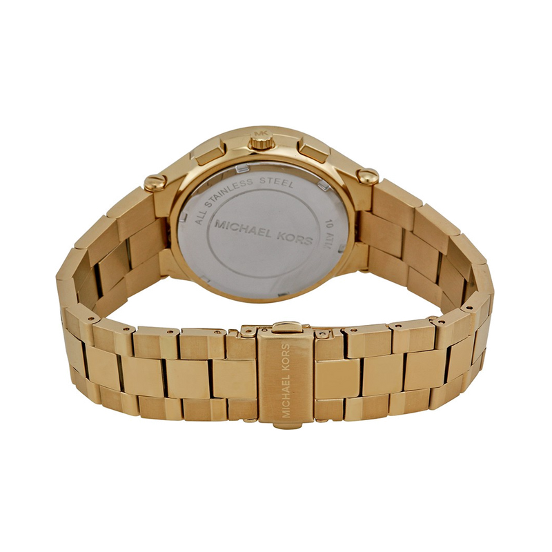 Michael Kors Wyatt Chronograph White Dial Gold Steel Strap Watch For Women - MK5933 Buy Now By Michael Kors
