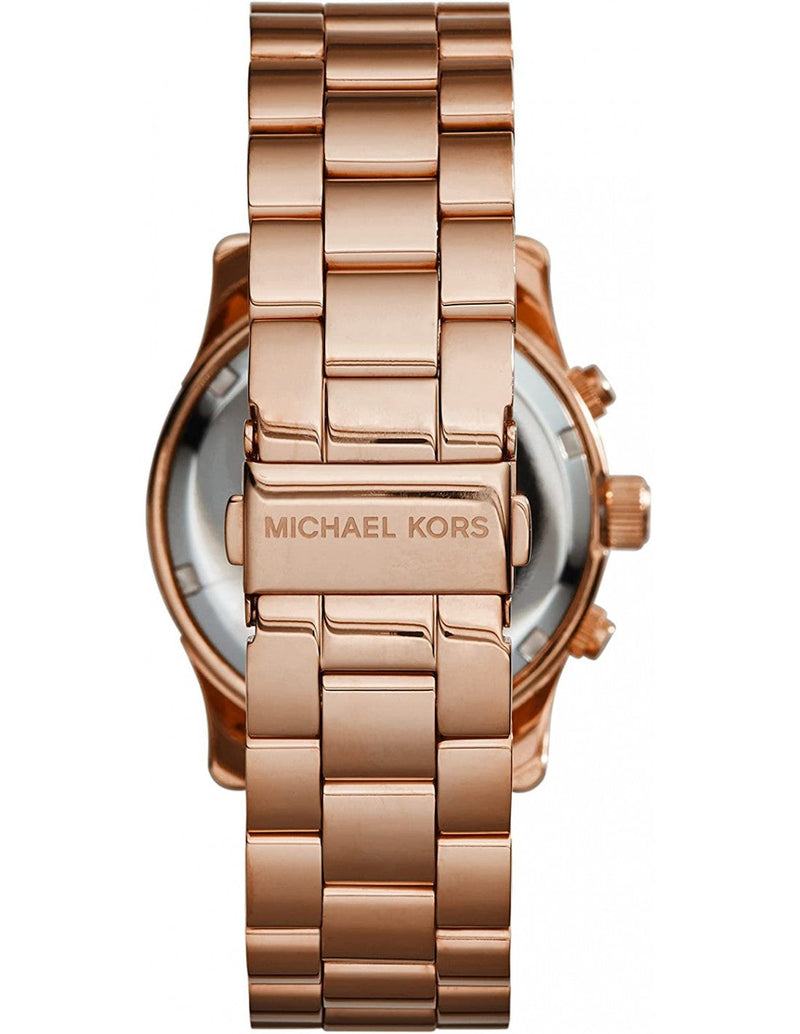 Michael Kors Runway Iridescent Dial Rose Gold Steel Strap Watch for Women - MK5940 Buy Now By Michael Kors
