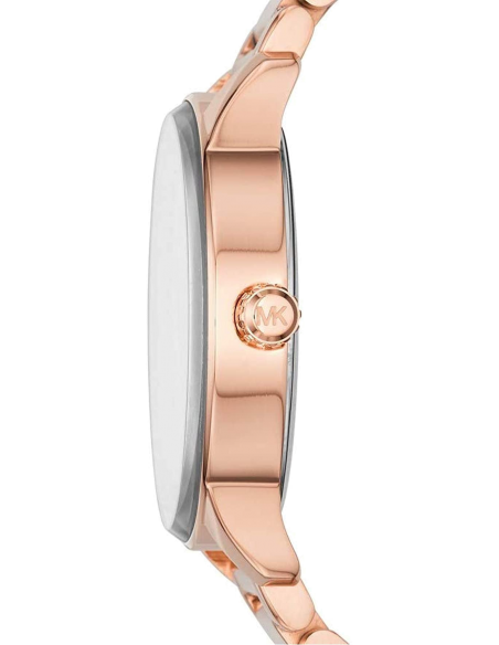 Michael Kors Bryn Rose Gold Dial Two Tone Steel Strap Watch for Women - MK6135