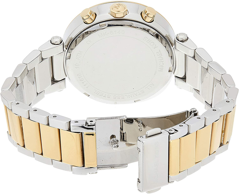 Michael Kors Parker Pink Dial Two Tone Steel Strap Watch for Women - MK6140 Buy Now By Michael Kors