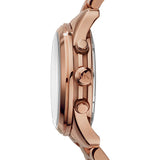 Michael Kors Runway Chronograph Turquoise Dial Rose Gold Steel Strap Watch For Women - MK6164 Buy Now By Michael Kors
