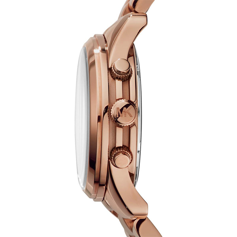 Michael Kors Runway Chronograph Turquoise Dial Rose Gold Steel Strap Watch For Women - MK6164 Buy Now By Michael Kors