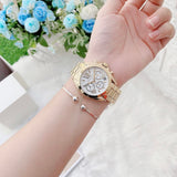 Michael Kors Lexington Quartz Gold Dial Gold Steel Strap Watch For Women - MK6267 Buy Now By Michael Kors