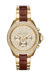 Michael Kors Wren Gold Dial Two Tone Steel Strap Watch for Women - MK6294 Buy Now By Michael Kors