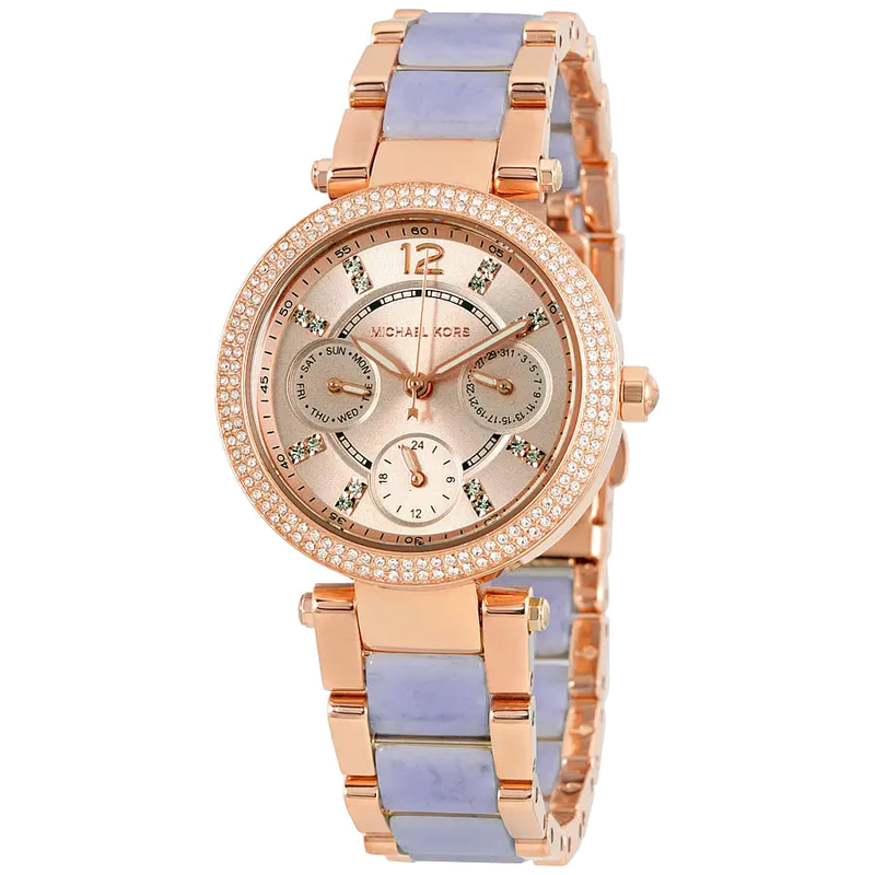 Michael Kors Parker Gold Dial Two Tone Steel Strap Watch for Women - MK6327 Buy Now By Michael Kors