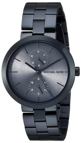 Michael Kors Garner Chronograph Quartz Blue Dial Blue Steel Strap Watch For Women - MK6410 Buy Now By Michael Kors