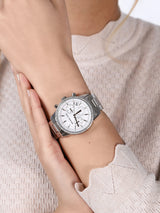 Michael Kors Ritz Silver Dial Silver Steel Strap Watch for Women - MK6428 Buy Now By Michael Kors