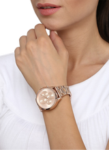 Michael Kors Briar Quartz Rose Gold Dial Rose Gold Steel Strap Watch For Women - MK6465 Buy Now By Michael Kors