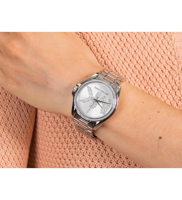 Michael Kors Bradshaw Quartz Silver Dial Silver Steel Strap Watch For Women - MK6554 Buy Now By Michael Kors