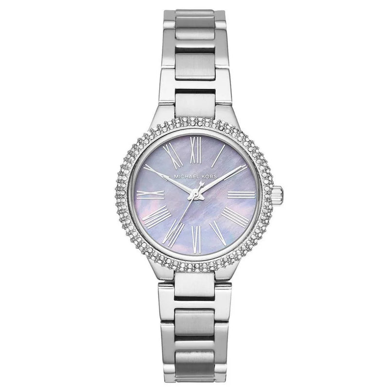 Michael Kors Taryn Mother of Pearl Purple Dial Silver Steel Strap Watch For Women - MK6562 Buy Now By Michael Kors