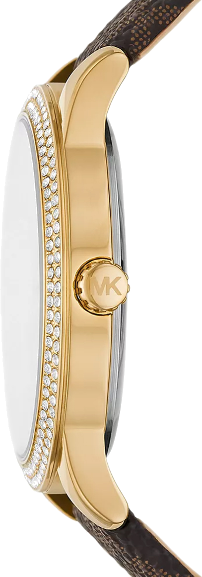 Michael Kors Tibby Multifunction Gold Dial Brown Leather Strap Watch For Women - MK6966 Buy Now By Michael Kors