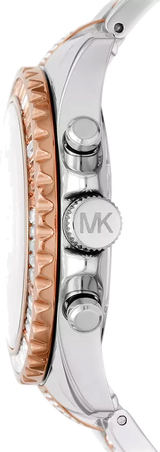 Michael Kors Everest Chronograph Silver Dial Two Tone Steel Strap Watch For Women - MK6975 Buy Now By Michael Kors