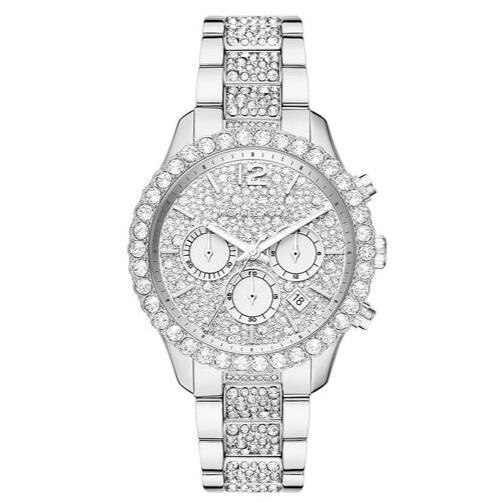 Michael Kors Layton Chronograph Silver Dial Silver Steel Strap Watch For Women - MK6976 Buy Now By Michael Kors