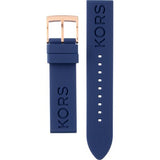Michael Kors Janelle Three Hand Blue Dial Blue Rubber Strap Watch For Women - MK7140 Buy Now By Michael Kors
