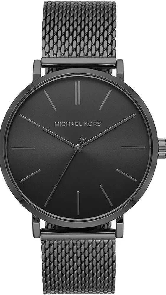 Michael Kors Auden Three-Hand Black Dial Black Mesh Strap Watch for Men - MK7152 Buy Now By Michael Kors