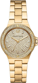 Michael Kors Lennox Three Hand Gold Dial Gold Steel Strap Watch For Women - MK7289 Buy Now By Michael Kors