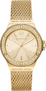 Michael Kors Lennox Three-Hand Gold Dial Gold Mesh Bracelet Watch For Women - MK7335 Buy Now By Michael Kors