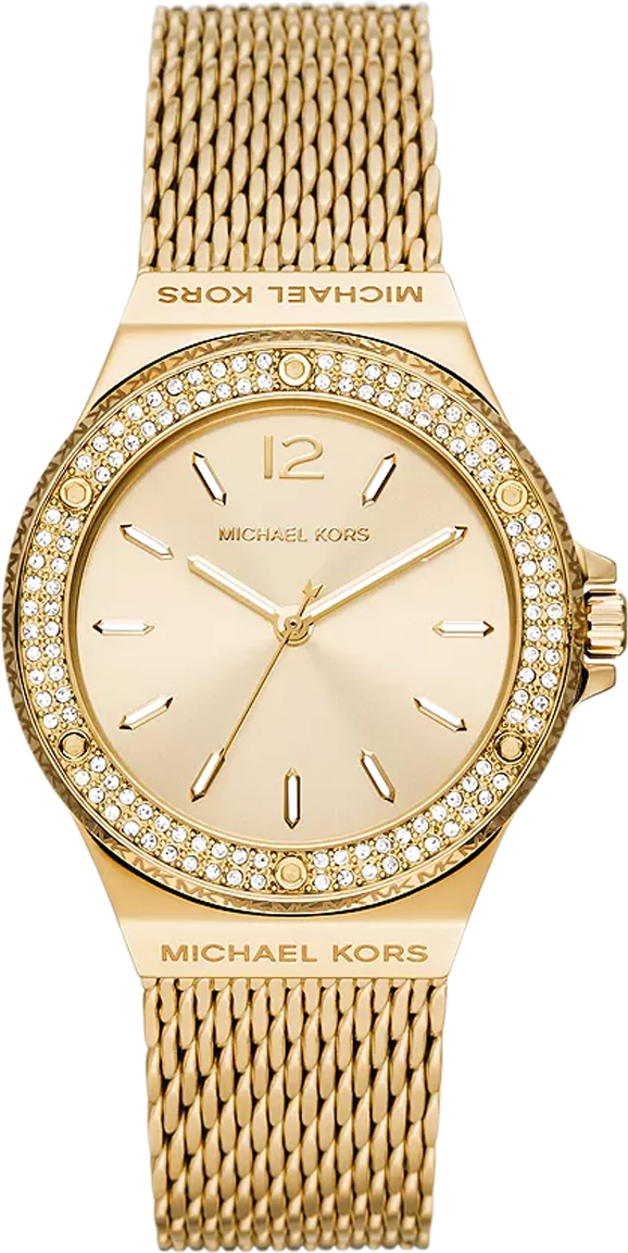Michael Kors Lennox Three-Hand Gold Dial Gold Mesh Bracelet Watch For Women - MK7335 Buy Now By Michael Kors