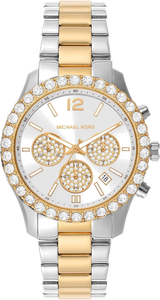 Michael Kors Berkley Chronograph Silver Dial Two Tone Steel Strap Watch For Women - MK7415 Buy Now By Michael Kors