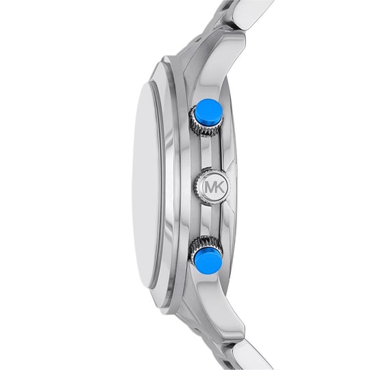 Michael Kors Runway Stop Hunger Blue Dial Silver Steel Strap Watch for Women - MK7427 Buy Now By Michael Kors