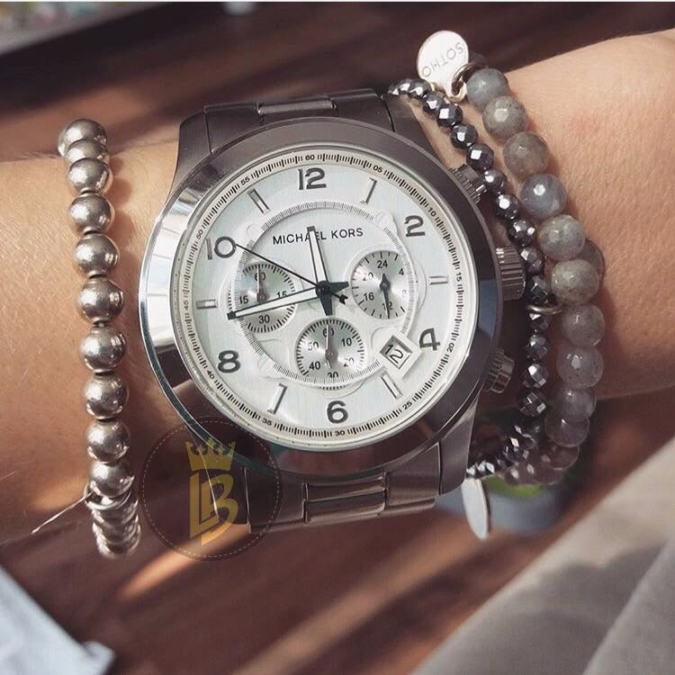 Michael Kors Runway Silver Dial Silver Steel Strap Watch for Men- MK8086 Buy Now By Michael Kors