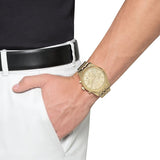 Michael Kors Lexington Gold Dial Gold Steel Strap Watch for Men - MK8281 Buy Now By Michael Kors