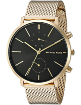 Michael Kors Jaryn Black Dial Gold Steel Strap Watch for Men - MK8503 Buy Now By Michael Kors