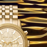 Michael Kors Hutton Chronograph Gold Dial Gold Steel Strap Watch For Men - MK8953 Buy Now By Michael Kors