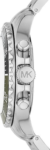 Michael Kors Everest Chronograph Black Dial Silver Steel Strap Watch For Men - MK8976 Buy Now By Michael Kors