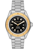 Michael Kors Maritime Analog Black Dial Silver Steel Strap Watch for Men - MK9161 Buy Now By Michael Kors