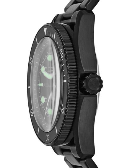 Michael Kors Maritime Three Hand Black Dial Black Steel Strap Watch for Men - MK9181 Buy Now By Michael Kors