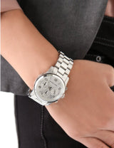 Michael Kors Runway Chronograph Silver Dial Silver Steel Strap Watch For Women - MK7325 Buy Now By Michael Kors