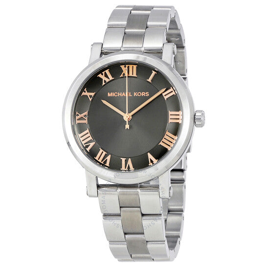 Michael Kors Norie Grey Dial Silver Stainless Steel Strap Watch for Women - MK3559 Buy Now By Michael Kors
