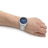 Michael Kors Slim Runway Chronograph Blue Dial Silver Steel Strap Watch For Men - MK8917 Buy Now By Michael Kors