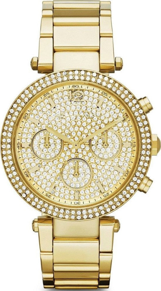 Michael Kors Parker Gold Dial Gold Steel Strap Watch for Women - MK5856 Buy Now By Michael Kors
