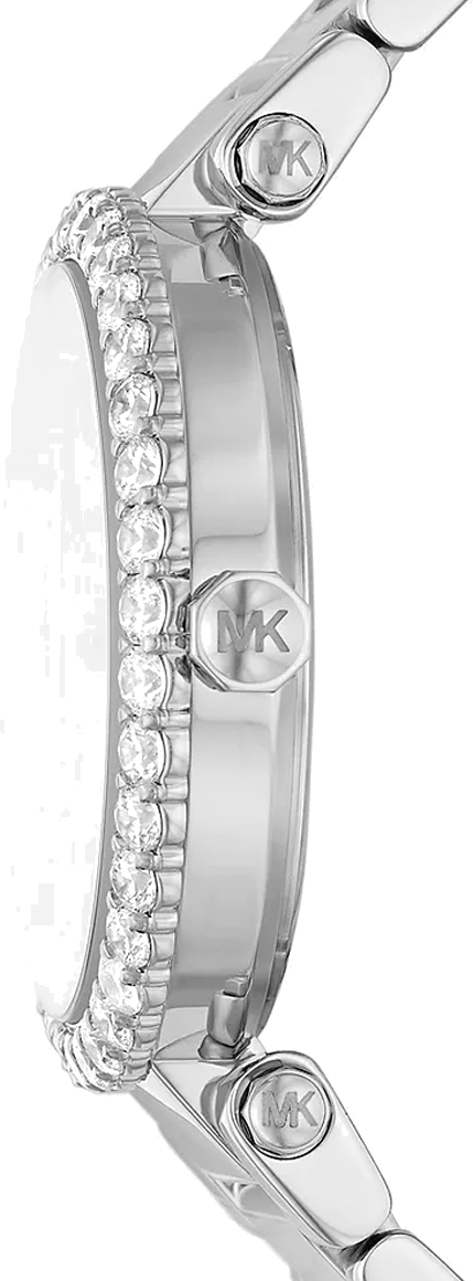 Michael Kors Parker Three Hand Mother of Pearl White Dial Silver Steel Strap Watch For Women - MK4694 Buy Now By Michael Kors