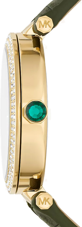 Michael Kors Parker Green Dial Green Leather Strap Watch For Women - MK4724 Buy Now By Michael Kors