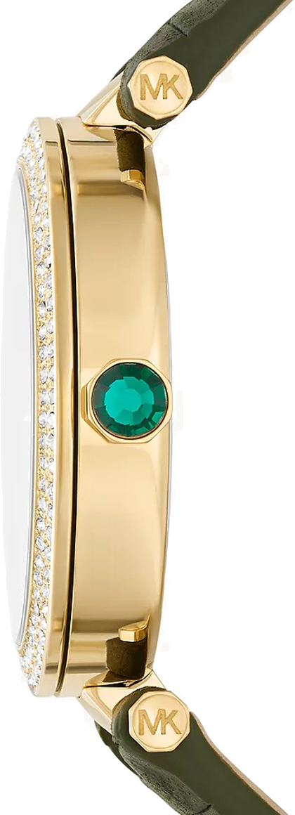Michael Kors Parker Green Dial Green Leather Strap Watch For Women - MK4724 Buy Now By Michael Kors