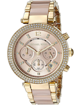 Michael Kors Parker Gold Dial Two Tone Steel Strap Watch for Women - MK6326 Buy Now By Michael Kors